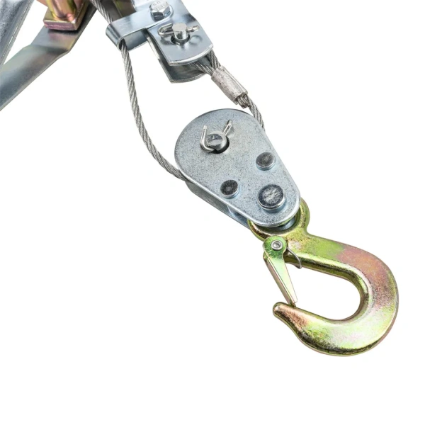 Лебедка рычажная тяговая, 2т (диаметр троса-4.5мм, длина троса- 2.2/1.1м)