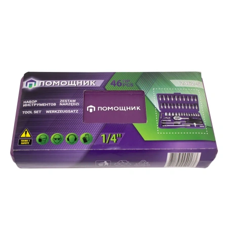 Набор инструментов 46пр. 1/4''(6гр.)