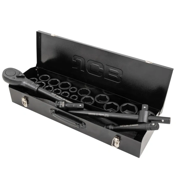 Набор инструментов ударных 3/4''21пр. (6гр.)(17,19,21,22,24,27,30,32,34,35,36,36-12гр,38,41,46,50мм), в металл.кейсе