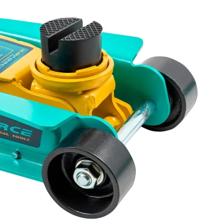 Домкрат подкатной гидравлический низкопрофильный 3т (поворотная ручка 360°,h min 85мм, h max 385мм)