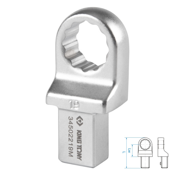 Насадка накидная серии FIT KING TONY 34502219M (19 мм, 14х18 мм)