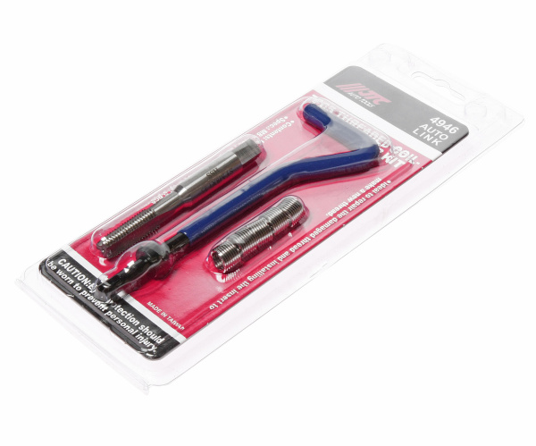 Набор инструментов для восстановления резьбы JTC 4946 (вставки М8х1,25 мм, L=10,8 мм, 5 шт., 7 предметов)