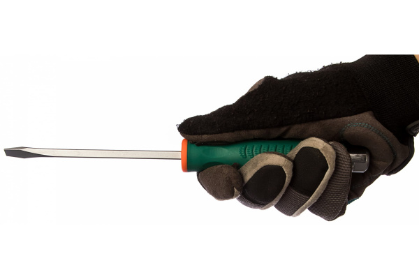 Отвертка стержневая шлицевая D70S6125, ударная, силовая под ключ,SL6.5х125