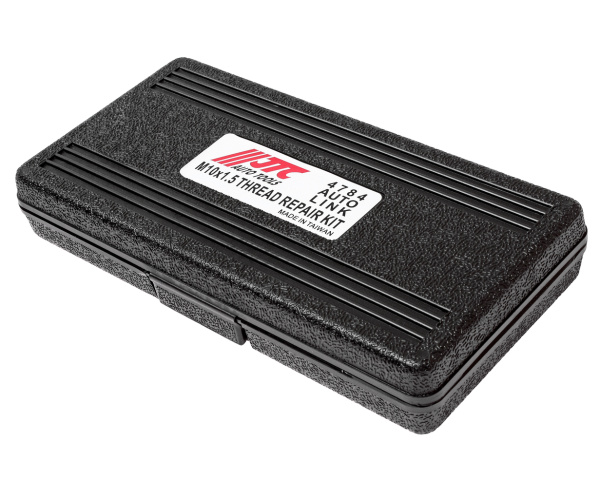 Набор инструментов для восстановления резьбы JTC 4784 (вставки М10х1,5, L=13,5 мм, 10 шт., 14 предметов)