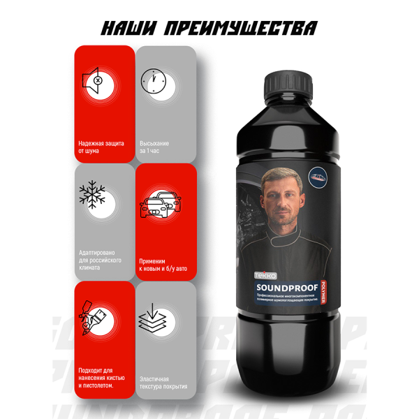 TEKKO SOUNDPROOF POLYMER, 1000 мл