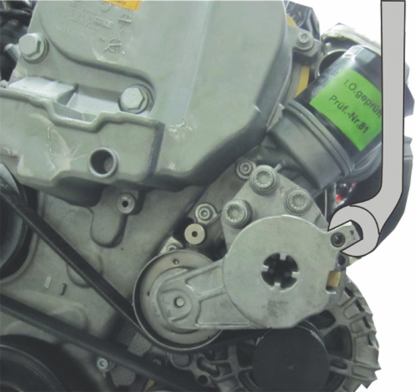 Ключ для натяжителя приводного ремня JTC 4322 (VW, AUDI, TSI)