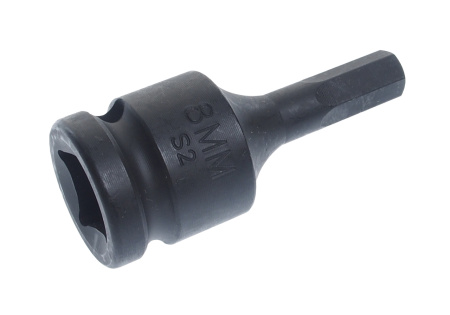 Бита-головка ударная JTC-446108 (1/2", HEX, H8х25 мм, L=60 мм)
