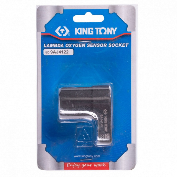 Головка KING TONY 9AJ4122 для кислородных датчиков 1/2", 22 мм, разрезная