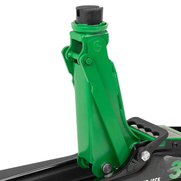 Домкрат подкатной гидравлический низкопрофильный 3т (поворотная ручка 360°,h min 85мм, h max 385мм)