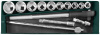 Набор головок торцевых S04H6315SA (S04H6115SA), 3/4"DR, 22-50 мм, 15 предметов