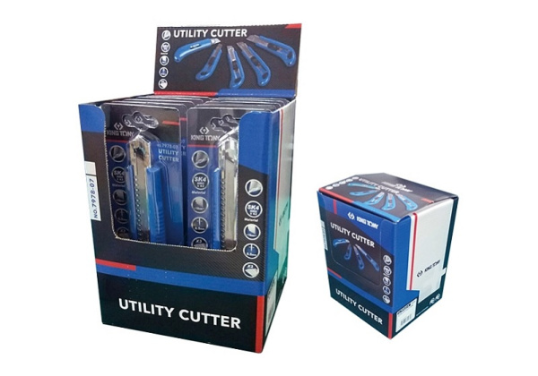 Набор ножей со сменными лезвиями KING TONY 7978-07-S, 18 мм, 12 предметов