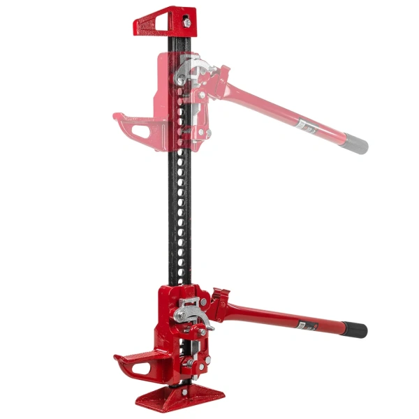 Домкрат реечный 3т 33''(высота подхвата - 155мм, высота подъема - 700мм)