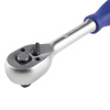 Трещотка МАСТАК 010-31628H, 3/8", 72 зубца, флажковая с кнопкой