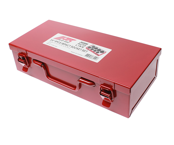 Набор головок торцевых 6-ти гранных ударных JTC J608M (3/4", 21-38 мм, 8 предметов в кейсе)