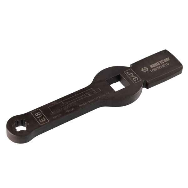 Ключ для тормозных суппортов грузовых автомобилей ударный KING TONY 10B0B-E18 (E18, 3/4")