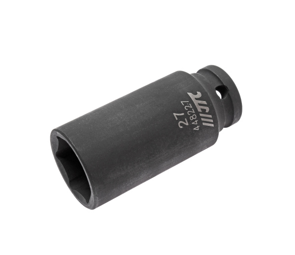 Головка торцевая ударная глубокая JTC 448227 (1/2", 27 мм, L=82 мм)