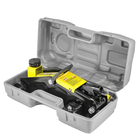 Домкрат подкатной гидравлический 2 т (h min 135мм, h max 320мм) в кейсе