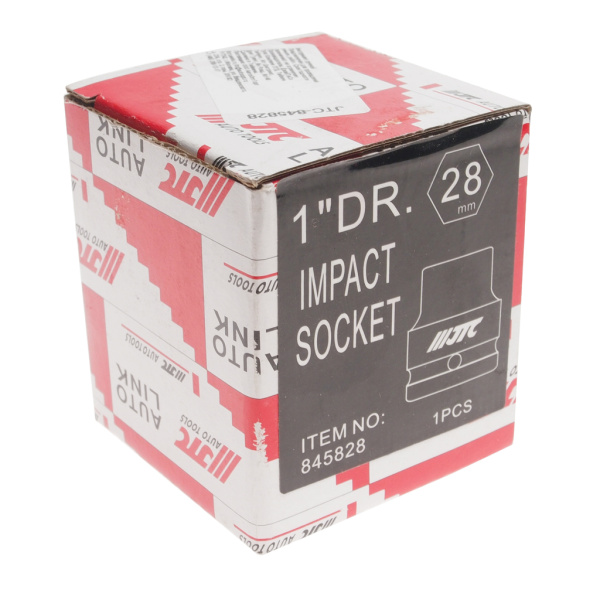 Головка торцевая ударная JTC 845828 (1", 28 мм, L=58 мм)