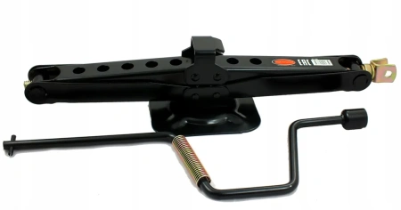 Домкрат механический ''ромб''2т с ручкой-воротком и головкой 19мм (h min 104мм, h max 495мм, L-535мм)