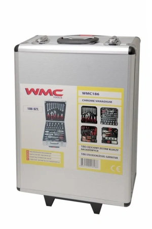 Набор инструментов 186пр. 1/4''1/2''(6-гр.) (4-30мм) ''Дорожный кейс''
