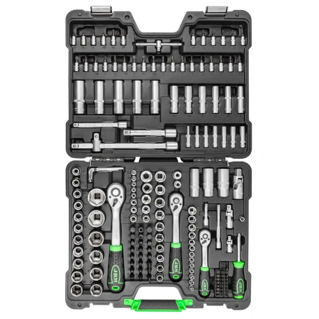 Набор инструментов 179пр.1/4''3/8''1/2''(6гр.)(4-32мм)