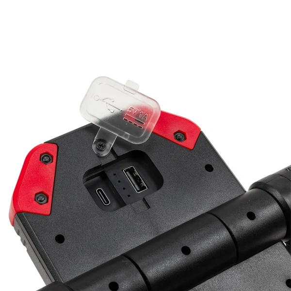 Фонарь аккумуляторный складной с функцией повербанка и поворотным основанием (4 реж. работы, аккум. 4000мАч, 800Лм)