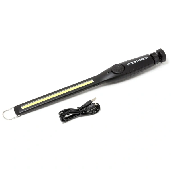 Лампа светодиодная аккумуляторная на магнитном шарнире с регулятором яркости(10W COB,400 Lumen,3.7V,2200mAh,USB провод,защита гнезда зарядки)