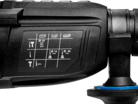 Перфоратор BULL BH 2802 в чем. Xcase 850 Вт, 3.2 Дж, 28 мм, 4 реж. + 2 зубила, 3 сверла, БЗП