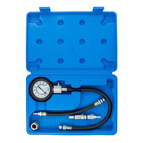 Компрессометр для бензиновых двигателей (0-21bar)4 пр. в кейсе.