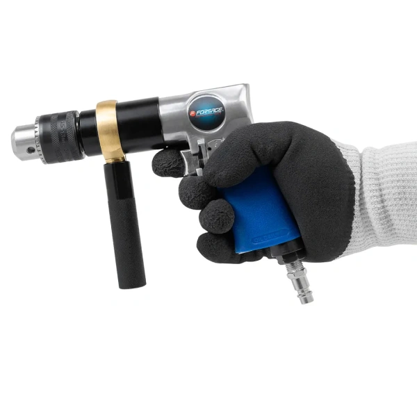 Дрель пневматическая (700об/мин, патрон - 1.5-13мм,6.3bar)