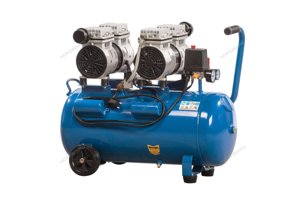 Компрессор воздушный поршневой безмасляный, объем 50 л NORDBERG ECO NCEO50/210