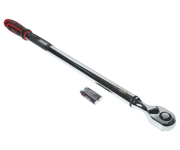 Ключ динамометрический с цифровой индикацией JTC 1465 (1/2", 17-340 Нм, 665 мм)