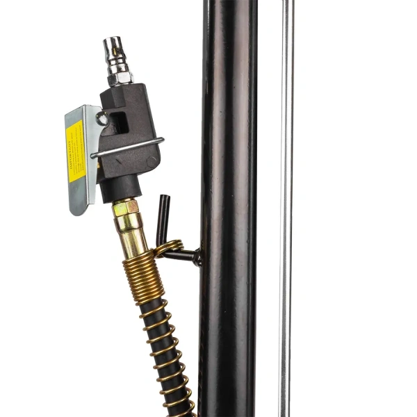 Домкрат пневмогидравлический подкатной 22т в комплекте со сменными надставками-удлинителями(h min-225mm, h max-430mm)