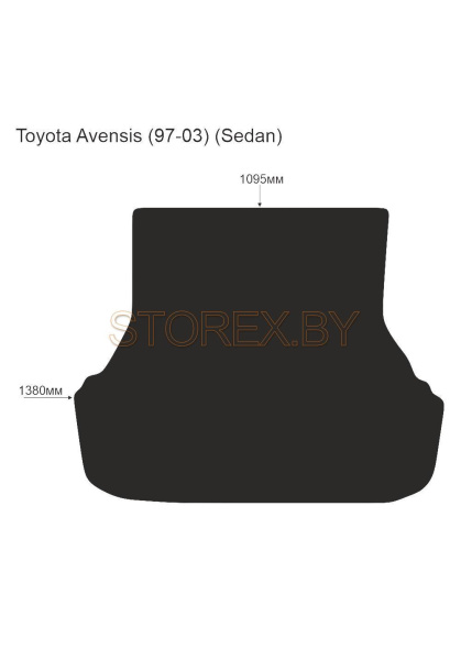 Toyota Avensis (97-03) (Sedan) Багажник copy