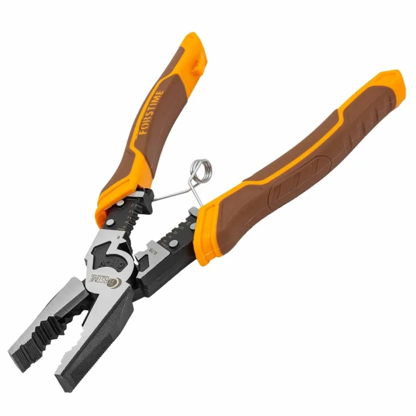 Плоскогубцы комбинированные для снятия изоляции 8,5''(215мм) в блистере