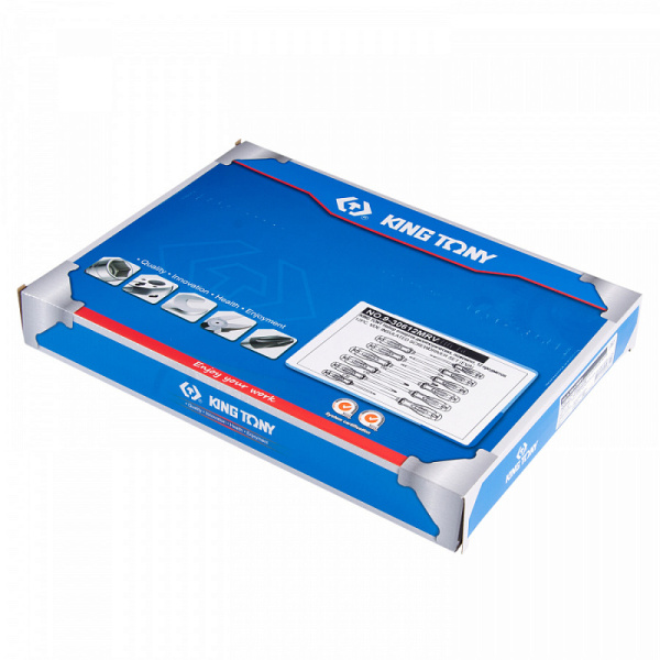 Набор отверток диэлектрических KING TONY 9-30612MRV, ложемент, 12 предметов