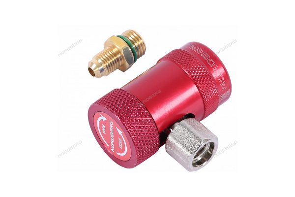 Муфта быстросъемная R1234yf NORDBERG NFA9H (высокое давление, красная)