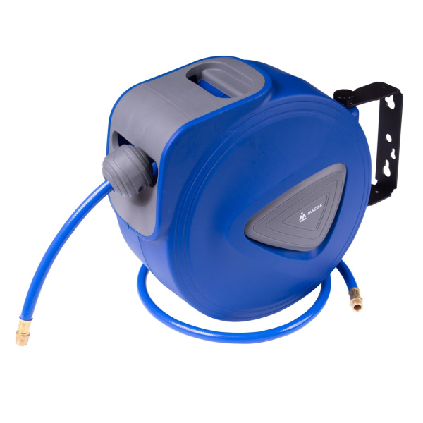 Шланг пневматический на автоматической катушке 8х12 мм 10 м поливинилхлорид с каучуком резьба 1/4" МАСТАК 684-08110HR