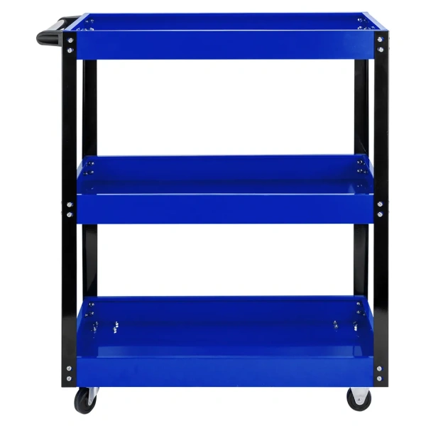 Тележка инструментальная металлическая 3-х полочная
