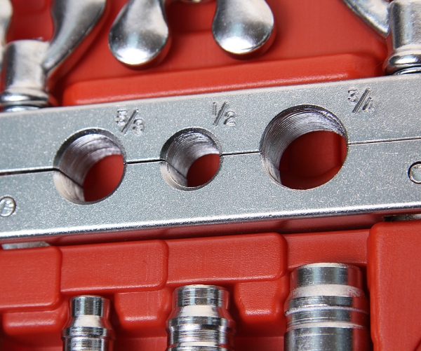 Набор инструментов для резки и развальцовки трубок JTC 5633 (JW0062S, дюймовые размеры, 9 предметов кейс)