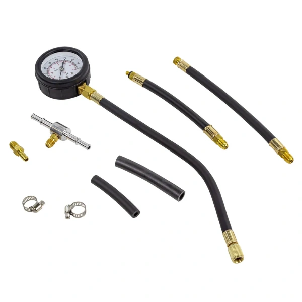 Набор для измерения давления топлива (0-7bar) 9пр. в кейсе.