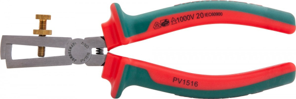 Пассатижи диэлектрические для снятия изоляции 160 мм JONNESWAY PV1516