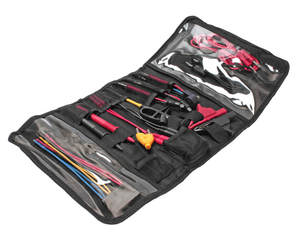 Набор коннекторов для тестеров электронных компонентов автомобиля JTC 4790 (23 предмета в кейсе)