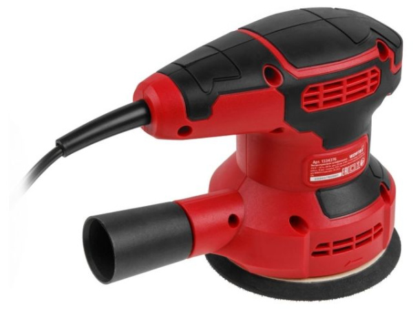 Эксцентриковая шлифмашина WORTEX LX RS 1230 в кор. 280 Вт, 125 мм, 6000-13000 об/мин