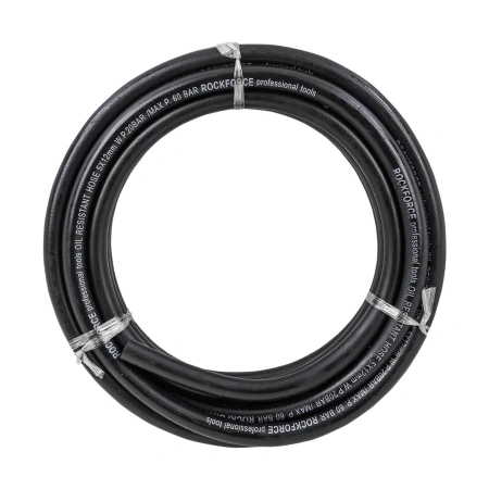 Шланг резиновый армированый бензо-маслостойкий 5х12ммх10м(повышенная гибкость и сопротивление к излому,раб.давл. 20bar,max 60bar,-30C°+70C°,DIN20018)