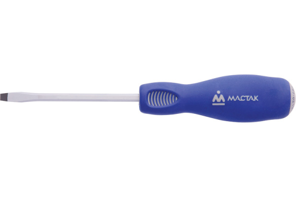 Отвертка шлицевая Slotted 10x200 мм, силовая, держатель МАСТАК 040-10202H