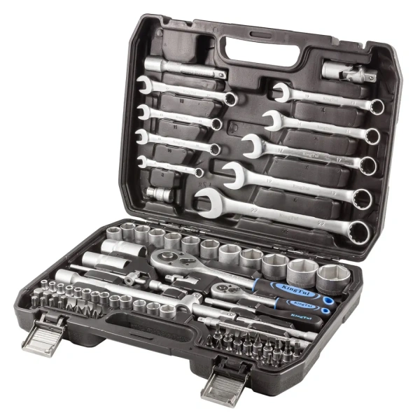 Набор инструментов 82пр.1/4'',1/2''(6гр.)(4-32мм)