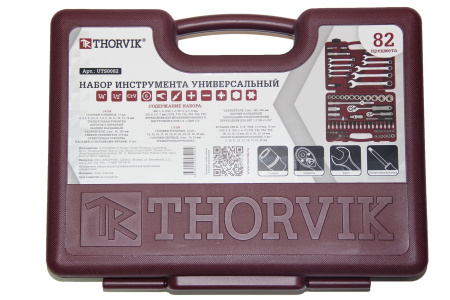 Набор инструмента универсальный Thorvik UTS0082 (82 предмета)
