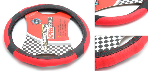 Чехол руля HL-325BK/RD-M