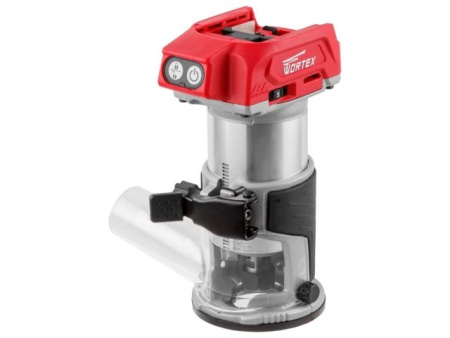 Аккум. фрезер кромочный WORTEX CMM 1835 в кор. ALL1 XLT SOLO БЕСЩЕТ., 18 В, цанга 6/8, рег. об, конс